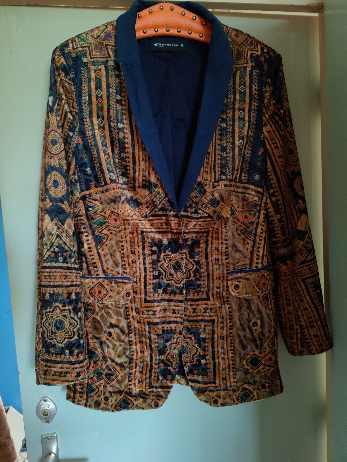 Vintage Dames Blazer - Maat 38/40, Maat 38/40 (M), Ophalen of Verzenden, Zo goed als nieuw, Jasje