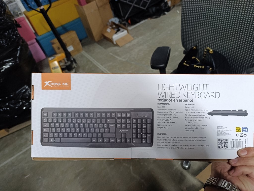 Xtrike Me KB-229 SP Bedraad Toetsenbord Zwart, Overige merken, Nieuw, Ophalen of Verzenden, Qwerty