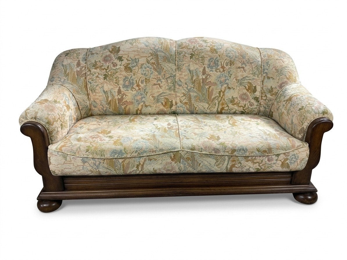 Vintage Bankstel, Vintage, Driepersoons, 75 tot 100 cm, Ophalen of Verzenden