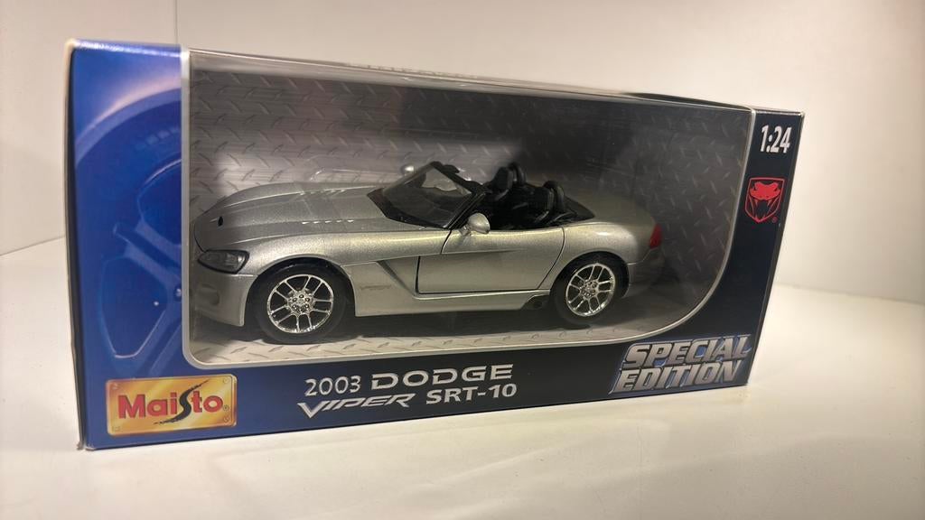 Dodge viper str-10 2003 maisto 1.24, Maisto, Ophalen of Verzenden, A, A