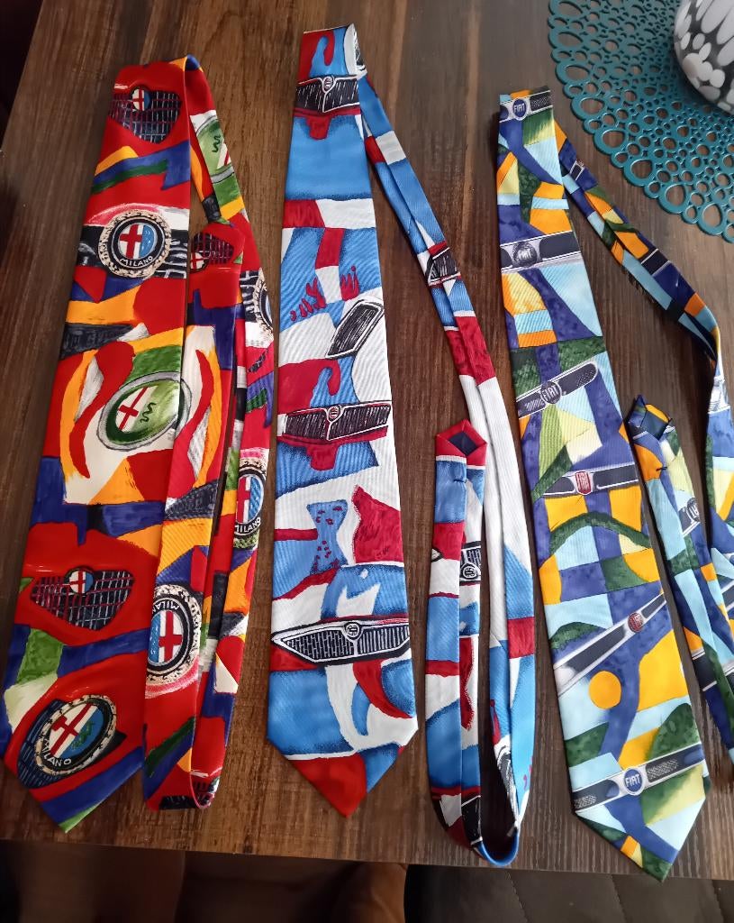 Stropdassen ---- Thema auto, Kleding | Heren, Stropdassen, Ophalen, Zo goed als nieuw, Overige kleuren, Met patroon