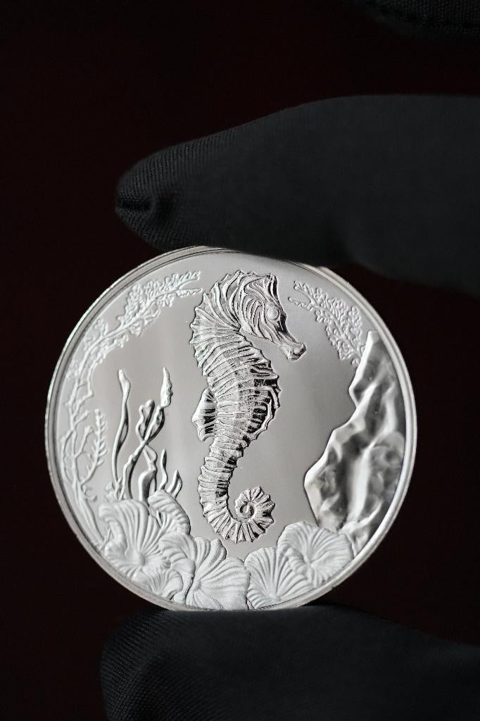 1 oz Zeepaard Zilveren Munt 2025, Verzenden, Zilver