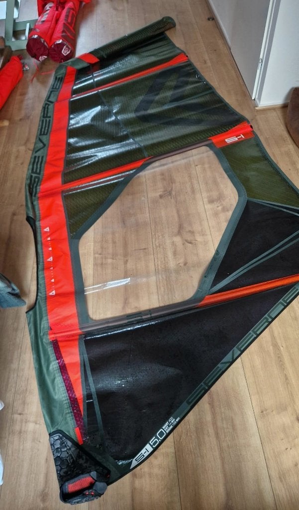Severne S1 set 5.0, 4.6 4.0 3.6 – 2026, zo goed als nieuw, Watersport en Boten, 3.5 tot 5 m², Ophalen of Verzenden, Zo goed als nieuw