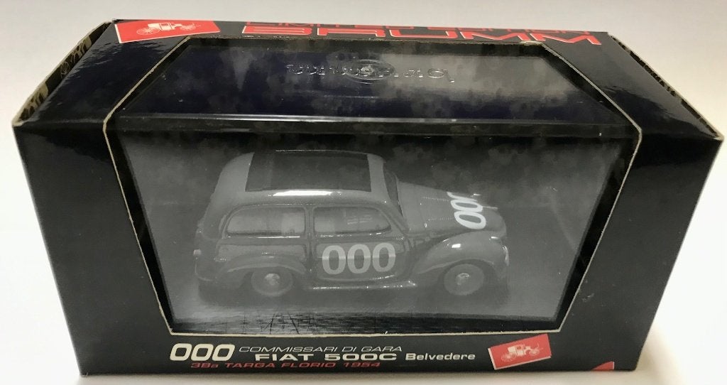 Coelianmodels, Brumm S032, Fiat 500c Belvedere, 1/43 € 29,99, Ophalen of Verzenden, Nieuw, Auto, Overige merken