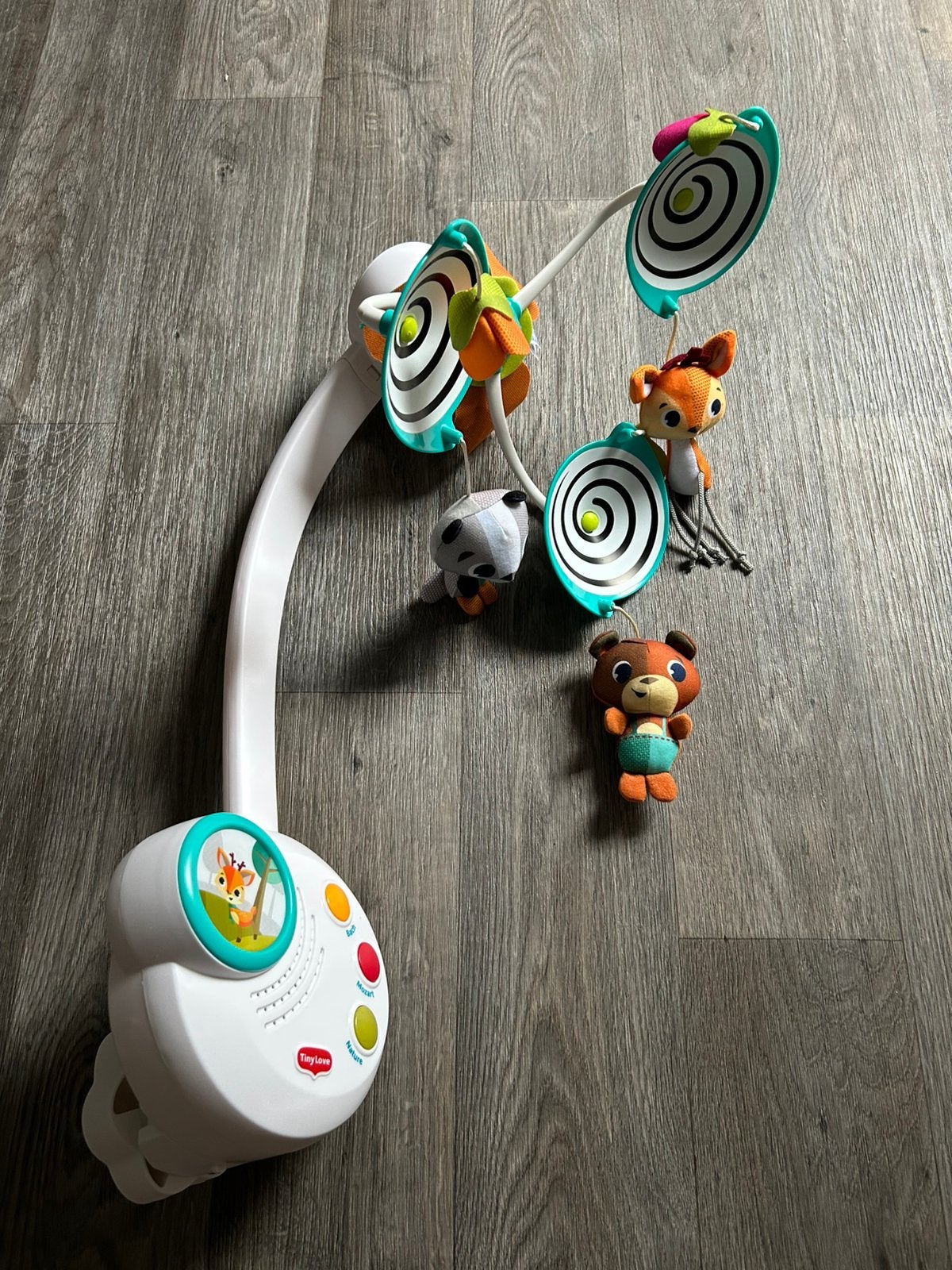 Tiny Love Muziekmobiel, Kinderen en Baby's, Speelgoed | Babyspeelgoed, Ophalen, Zo goed als nieuw, Mobiel, Met licht