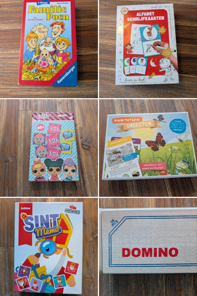 Diverse spellen: Familie Poen, Memo, Kwartet, Domino & meer!, Hobby en Vrije tijd, Gezelschapsspellen | Kaartspellen, Een of twee spelers