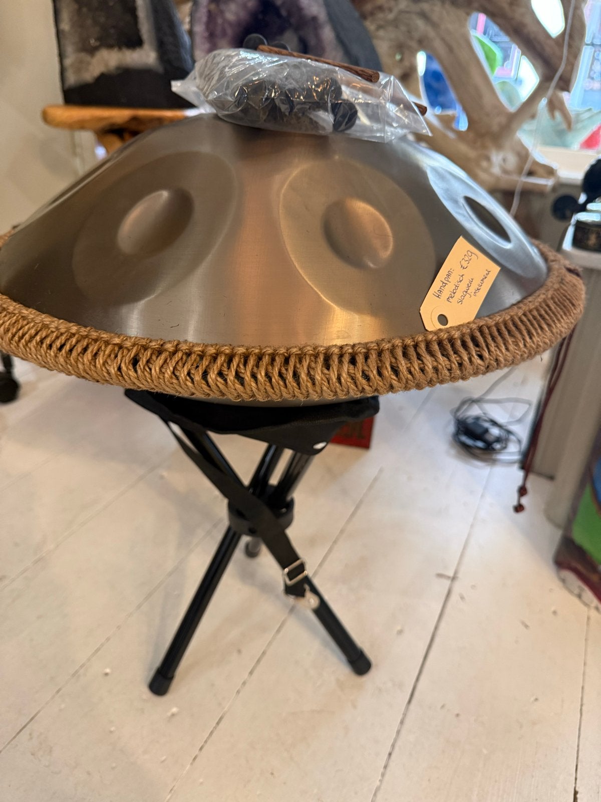 Handpan met standaard - Zo goed als nieuw, Ophalen, Zo goed als nieuw, Melodische percussie, X