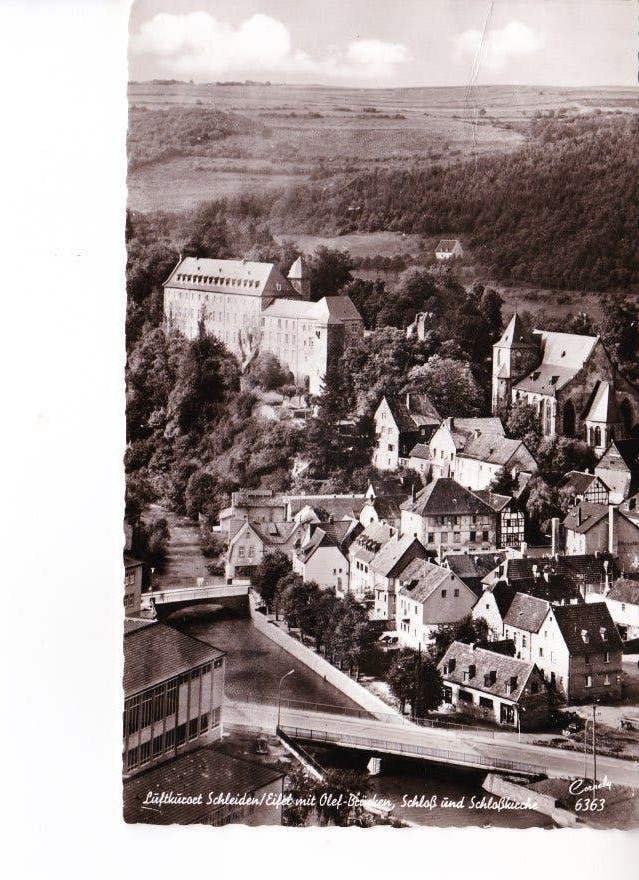 Luftkürort SCHLEIDEN/ Eifel mit Olef-Brücken. 04-08, Ophalen of Verzenden, 1960 tot 1980, Gelopen, Duitsland