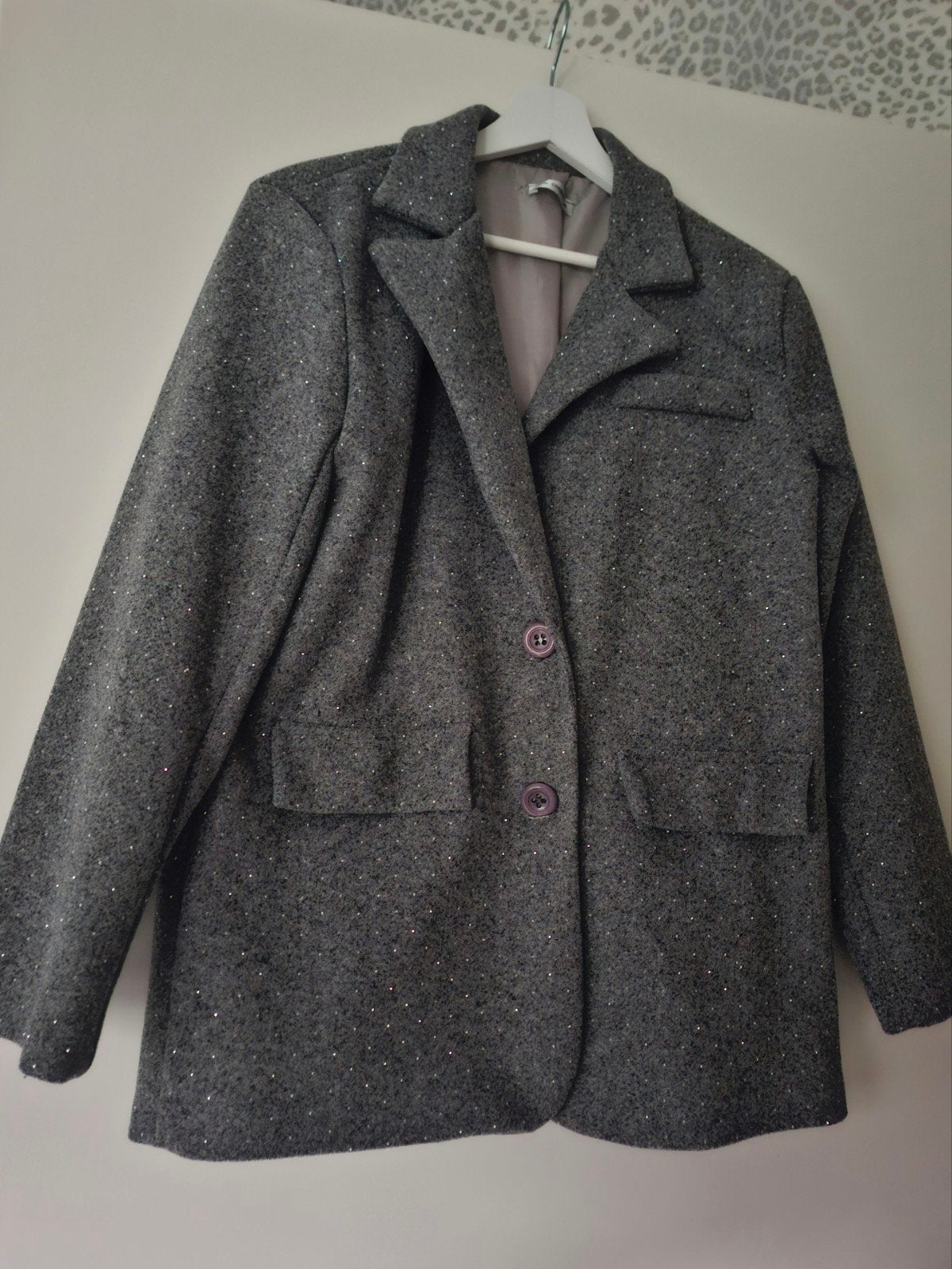 Grijs New Collection blazer maat S, Ophalen of Verzenden, Zo goed als nieuw, Jasje, Maat 36 (S)