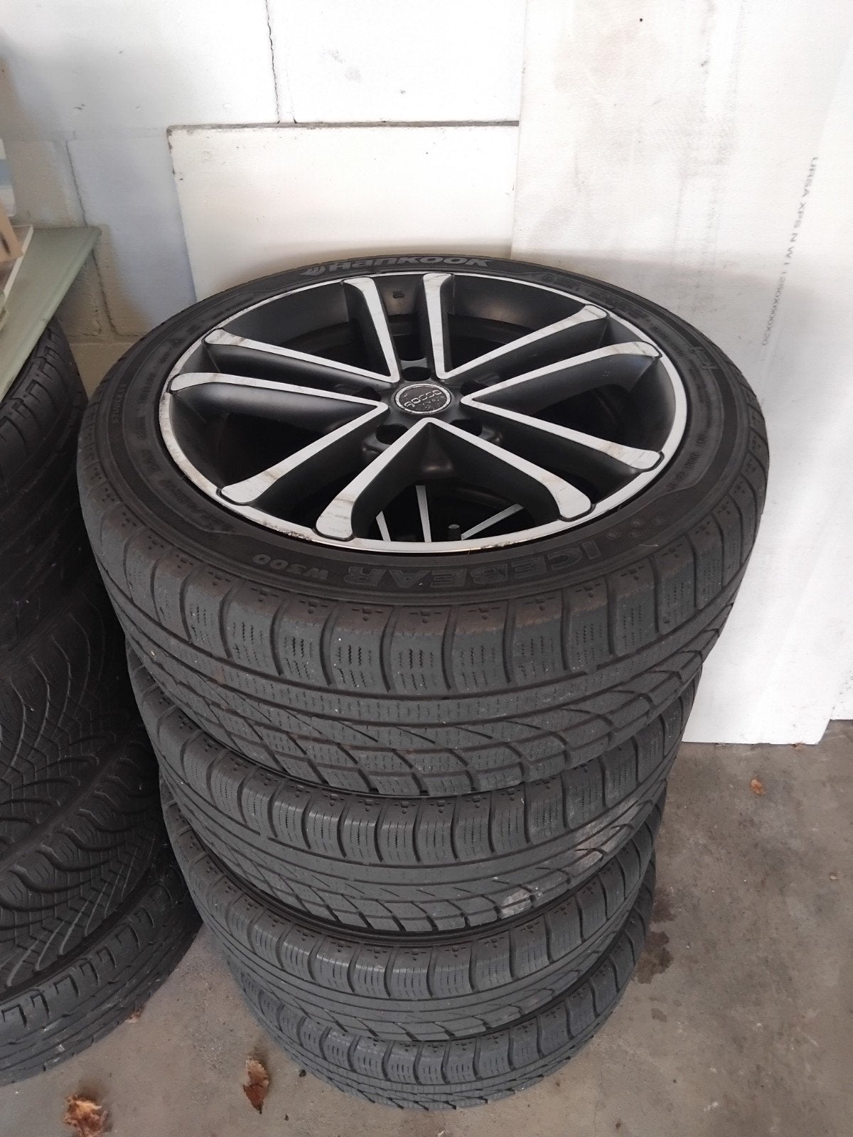 Winterbanden Mercedes-Benz C-Klasse, Ophalen, Gebruikt, Banden en Velgen, 17 inch