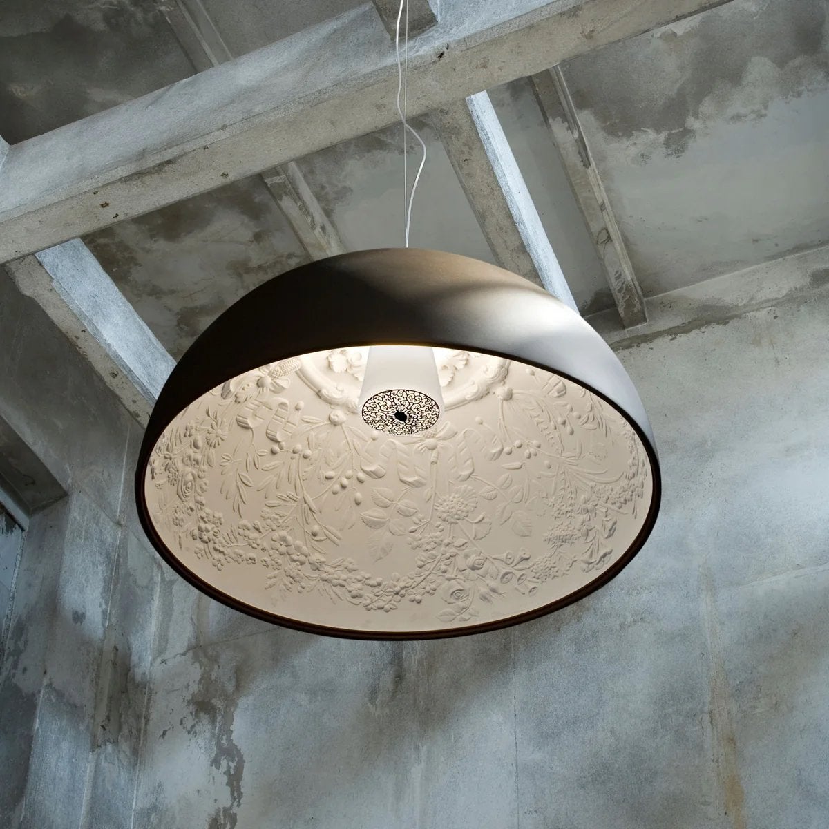 Flos Skygarden hanglamp 90cm - Design plafondlamp, Ophalen, Zo goed als nieuw, Metaal, 75 cm of meer