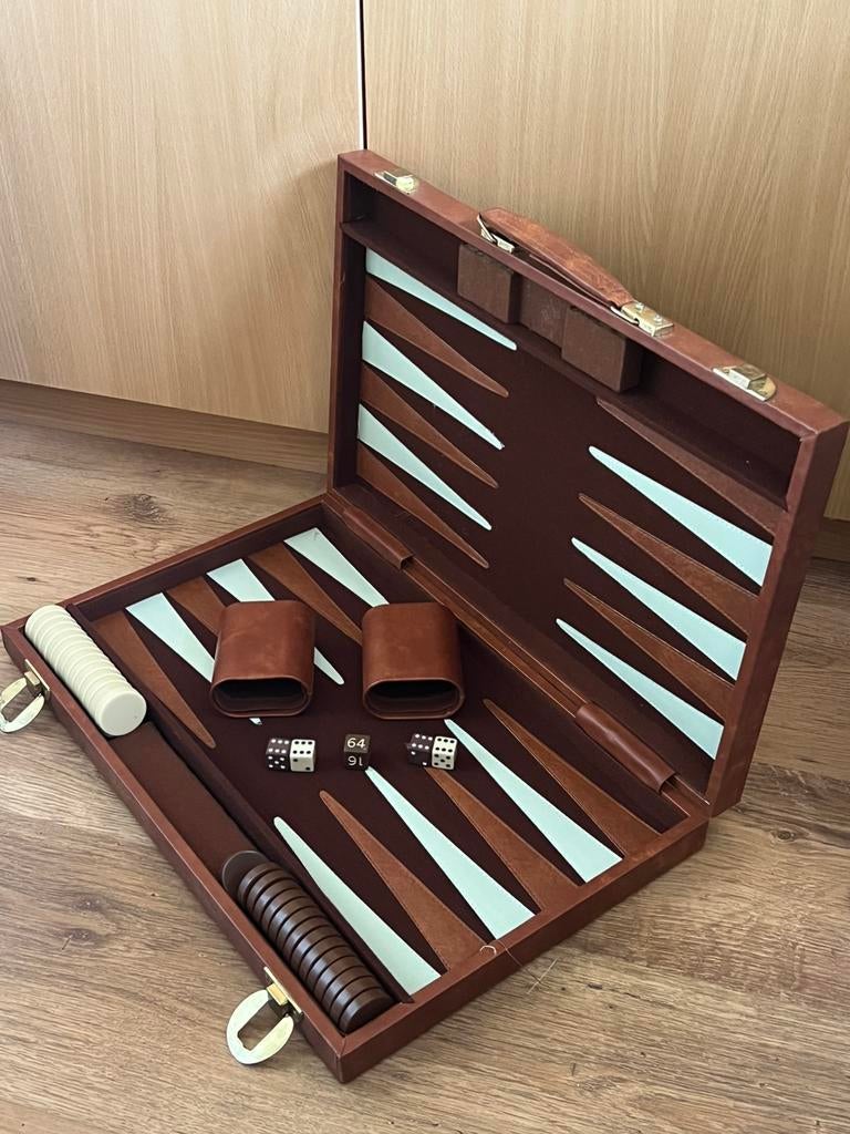 Backgammon, Ophalen of Verzenden, Zo goed als nieuw