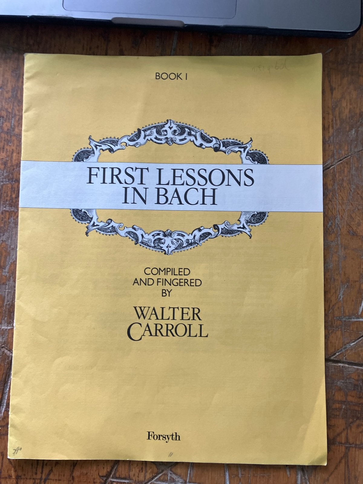 First Lessons in Bach - Walter Carroll - Boek I, Muziek en Instrumenten, Gebruikt, Klassiek, Les of Cursus, Ophalen of Verzenden