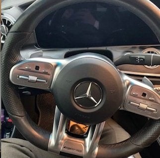 amg stuur logo C-klasse E-klasse A-klasse CLA GLC GLE w213, Auto diversen, Handleidingen en Instructieboekjes, Ophalen of Verzenden