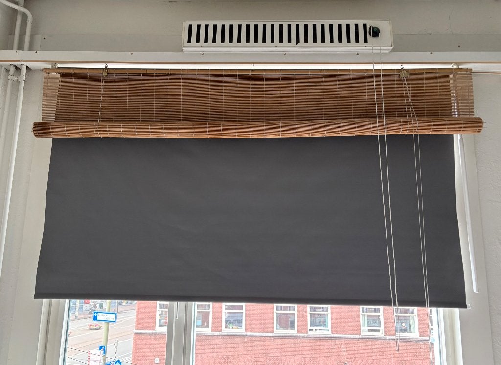 Rolgordijn Fridans verduisterend 200cm, Huis en Inrichting, Stoffering | Gordijnen en Lamellen, Ophalen, Zo goed als nieuw, 200 cm of meer