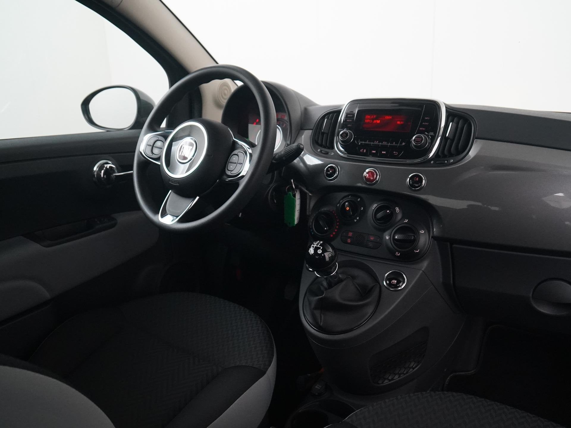 Fiat 500 0.9 TwinAir Turbo Popstar | Airco | Lichtmetalen Ve, 12 maanden, Stof, Gebruikt, 905 kg