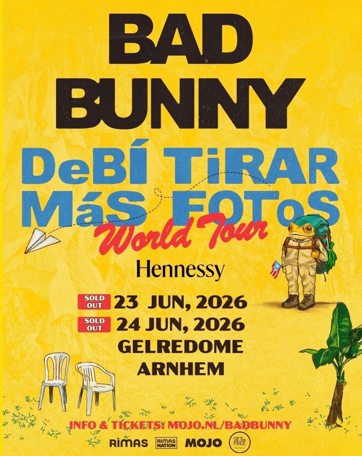️ Te koop: 1 zitplaats voor Bad Bunny – 23 juni ️, Eén persoon, Juni