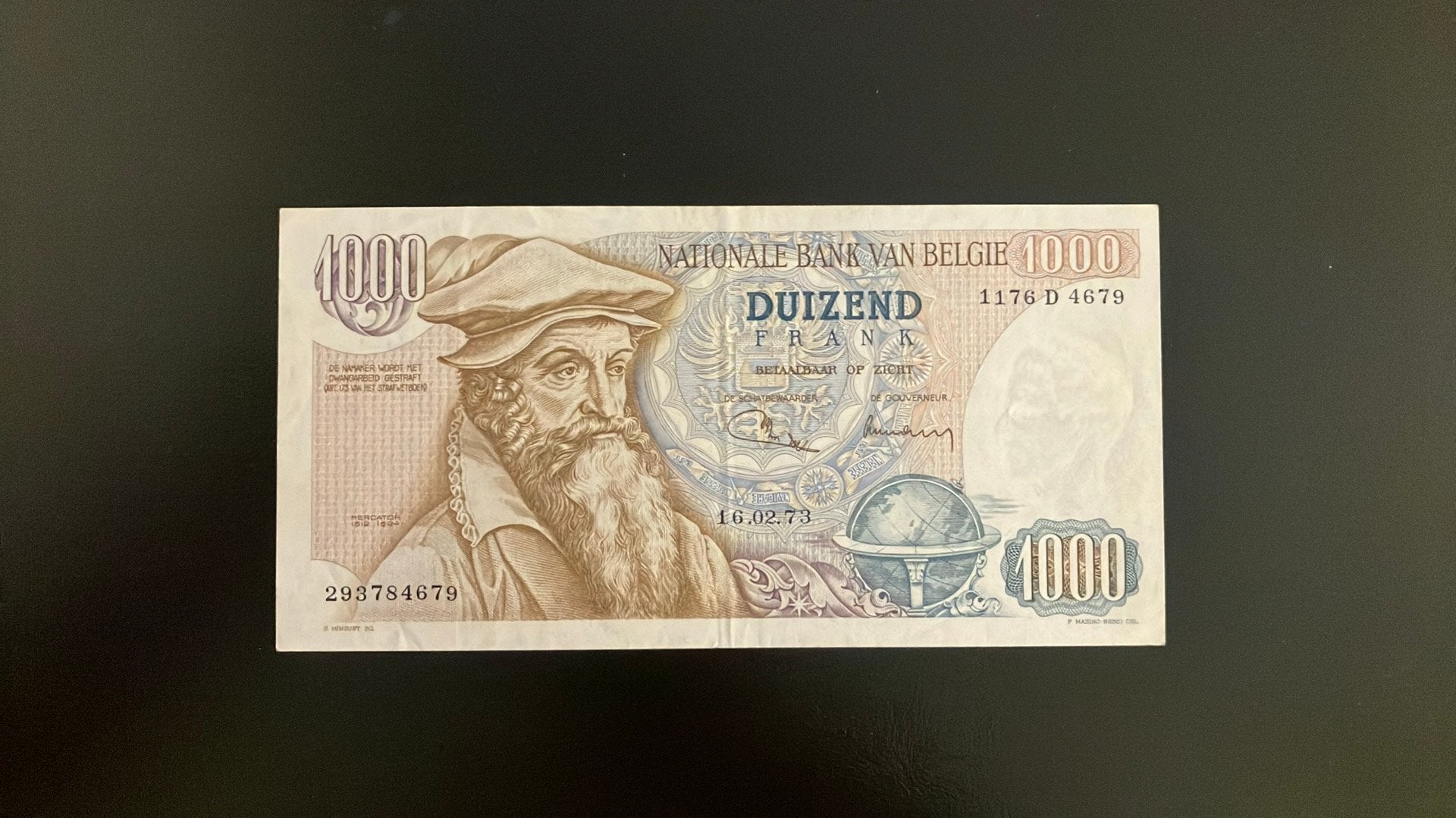 1000 Belgische francs - 1973 - Metcator, Postzegels en Munten, Ophalen of Verzenden