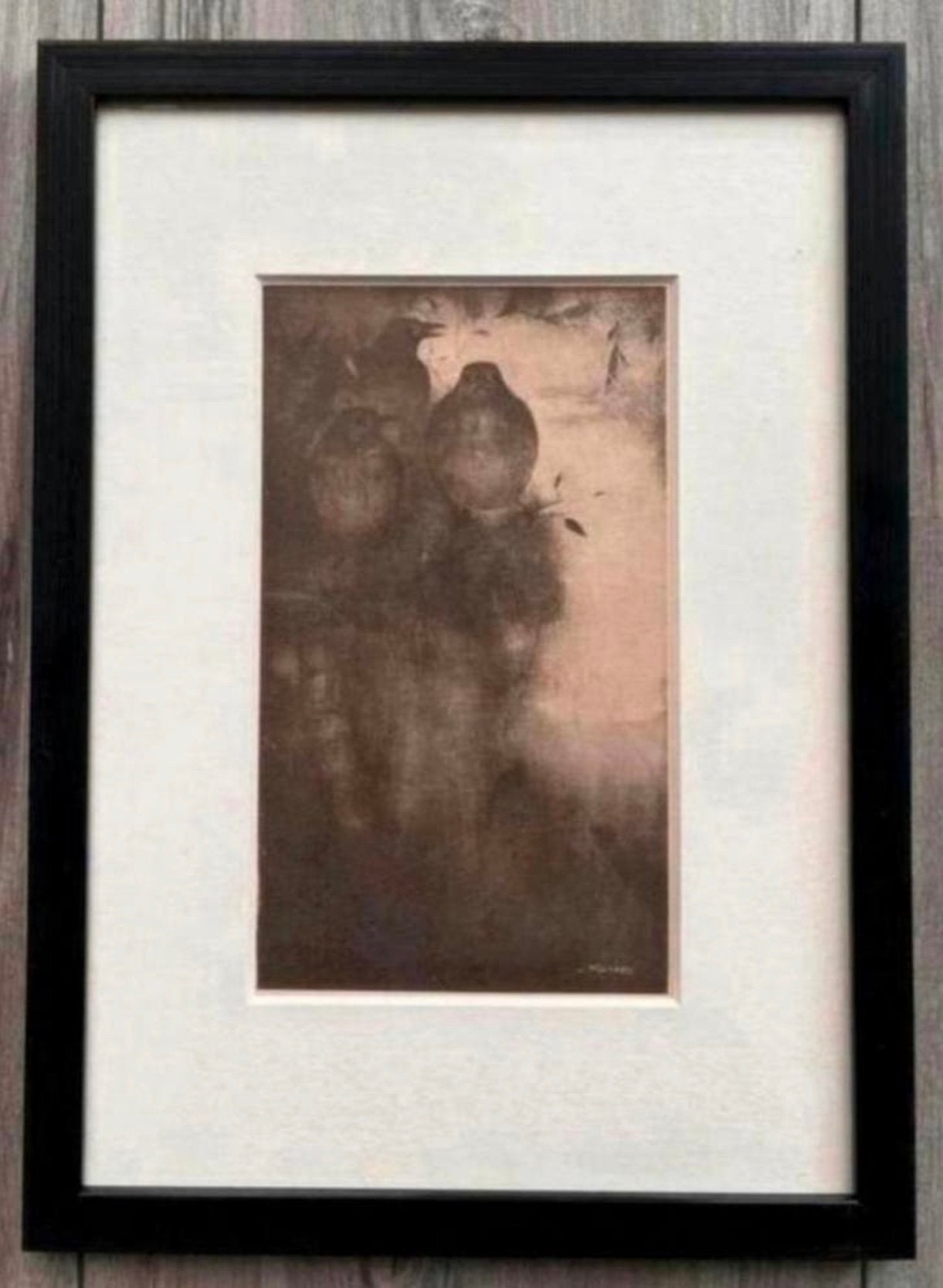 Jan Mankes 1889-1920 / Lijsters in Avondstemming 1923, Antiek en Kunst, Kunst | Etsen en Gravures, Gravure, Origineel, 1900 - 1949
