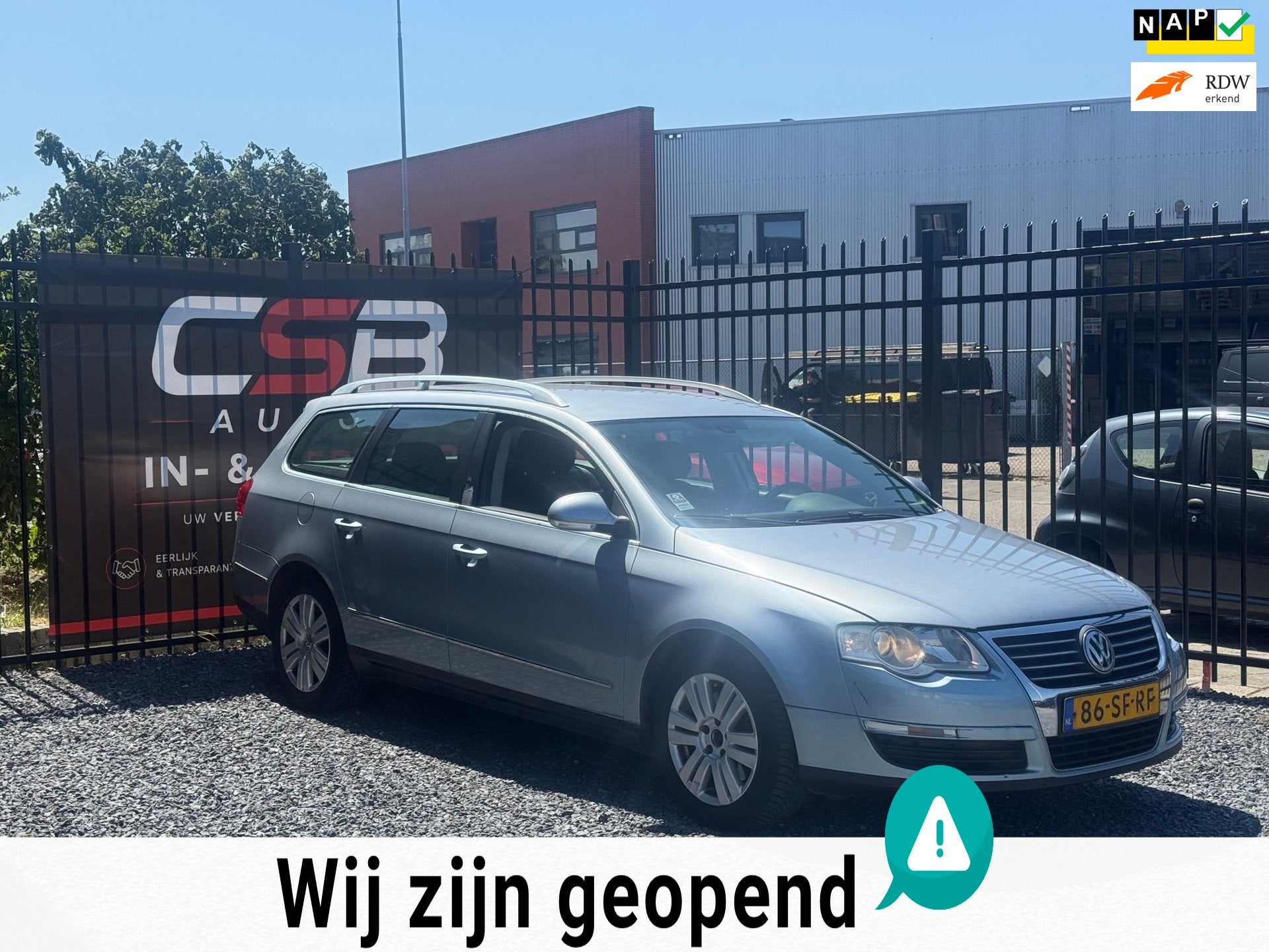 Volkswagen Passat Variant 2.0 FSI Highline LEDER!CLIMA!APK!K, Voorwielaandrijving, Stof, Gebruikt, Zwart