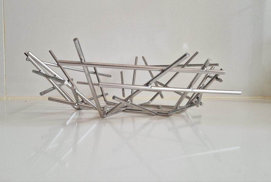 alessi design schaal / Blow Up, Huis en Inrichting, Ophalen, Gebruikt, Overige vormen, Overige materialen