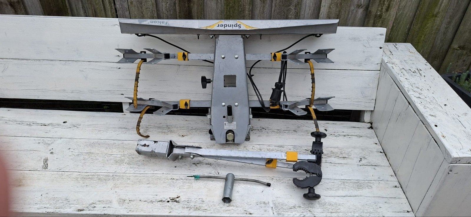 Spinder Falcon trekhaak fietsendrager voor 2 fietsen, Auto diversen, Fietsendragers, Ophalen, 2 fietsen, Gebruikt, Trekhaakdrager