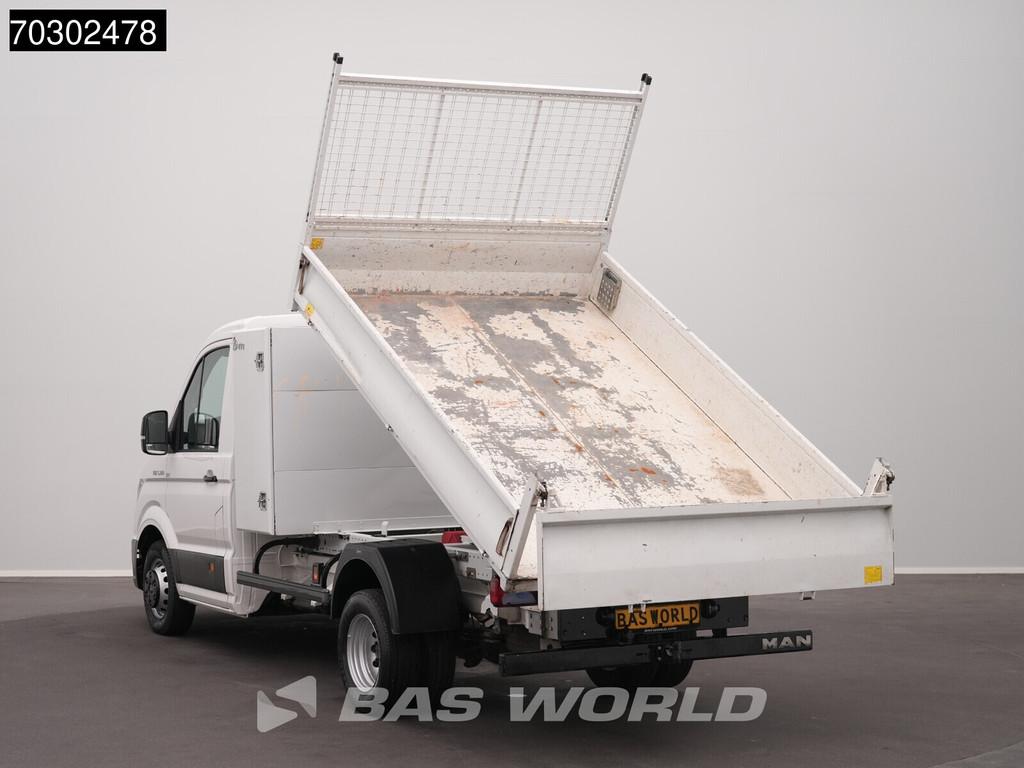 MAN TGE 5.120 Kipper met Kist Dubbellucht 3,5t Trekhaak Navi, Stof, Gebruikt, 4 cilinders, MAN