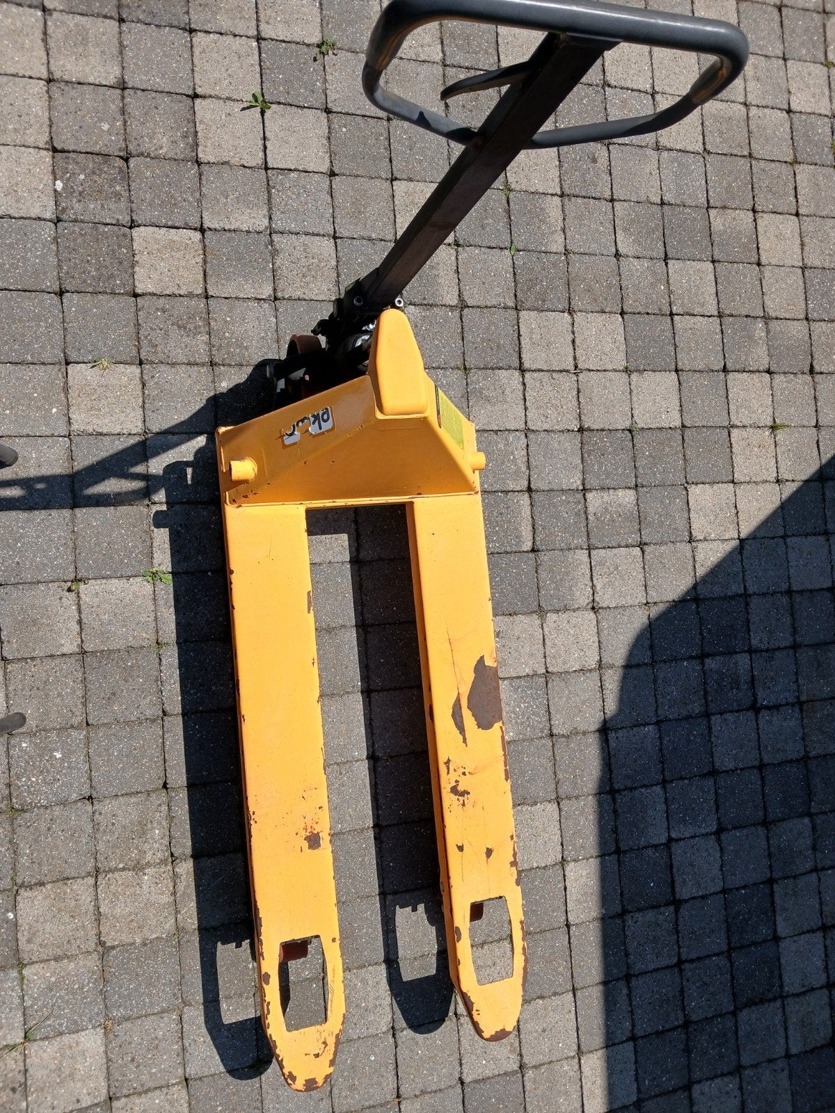 Palletwagen pompwagen transpallet, Ophalen
