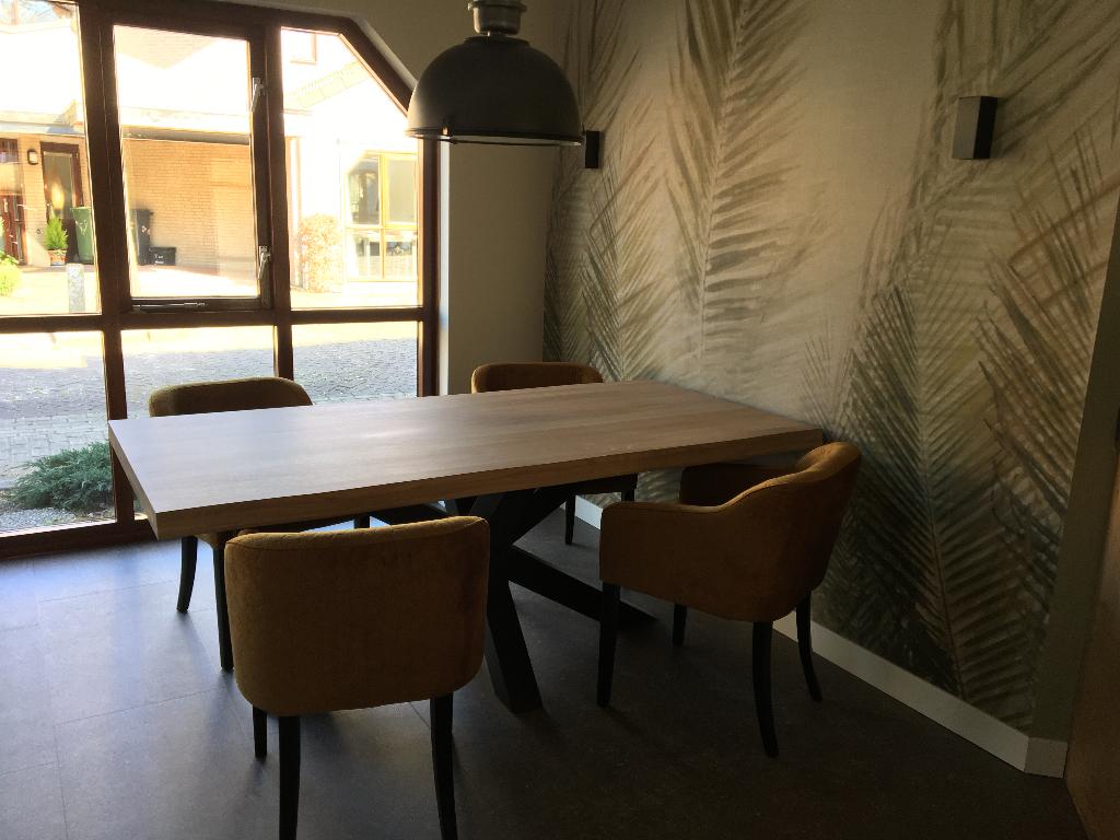 tafel + 4 stoelen, Antiek en Kunst, Ophalen
