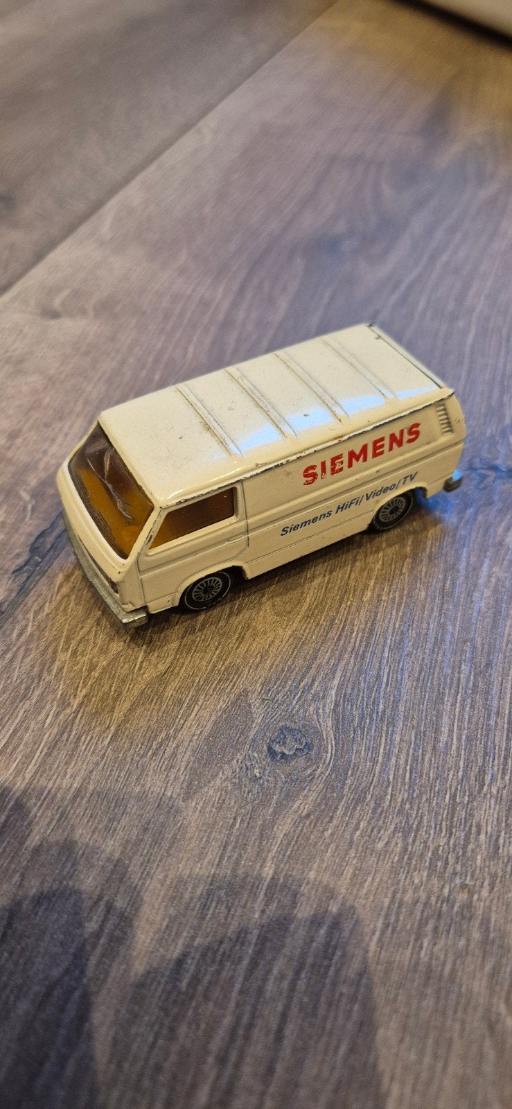 Siku Volkswagen Transporter T3 Siemens busje, Ophalen of Verzenden, Gebruikt