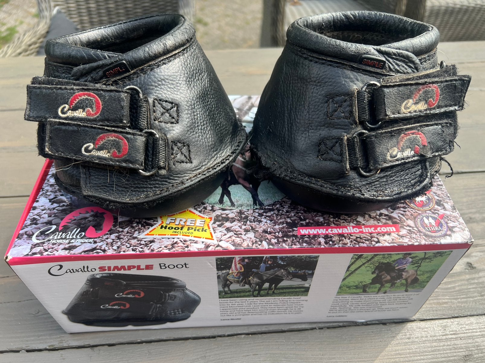 Cavallo Simple hoefschoenen maat 2, Dieren en Toebehoren, Gebruikt, Overige merken, Ophalen of Verzenden, Hoefschoenen