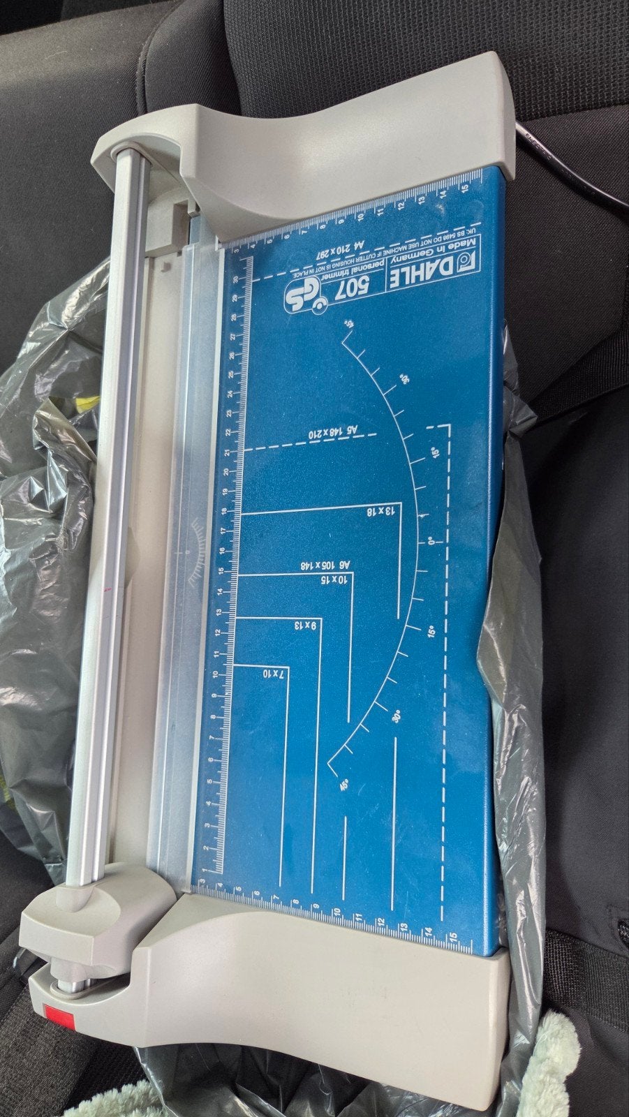 Dahle 507 GS Papiersnijder - Nauwkeurig en Compact, Ophalen of Verzenden