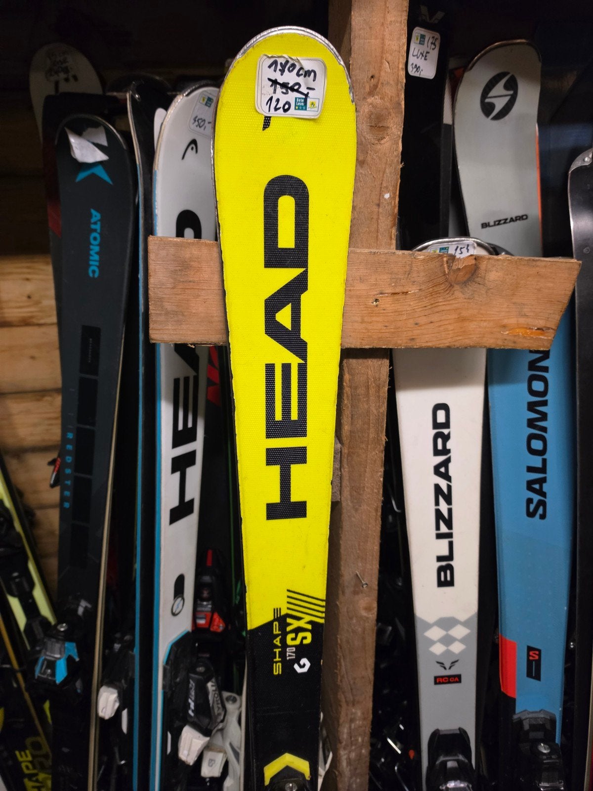 170cm HEAD SX SHAPE GOEDKOPER ALS VERHUREN, 160 tot 180 cm, Gebruikt, Ophalen of Verzenden, Carve