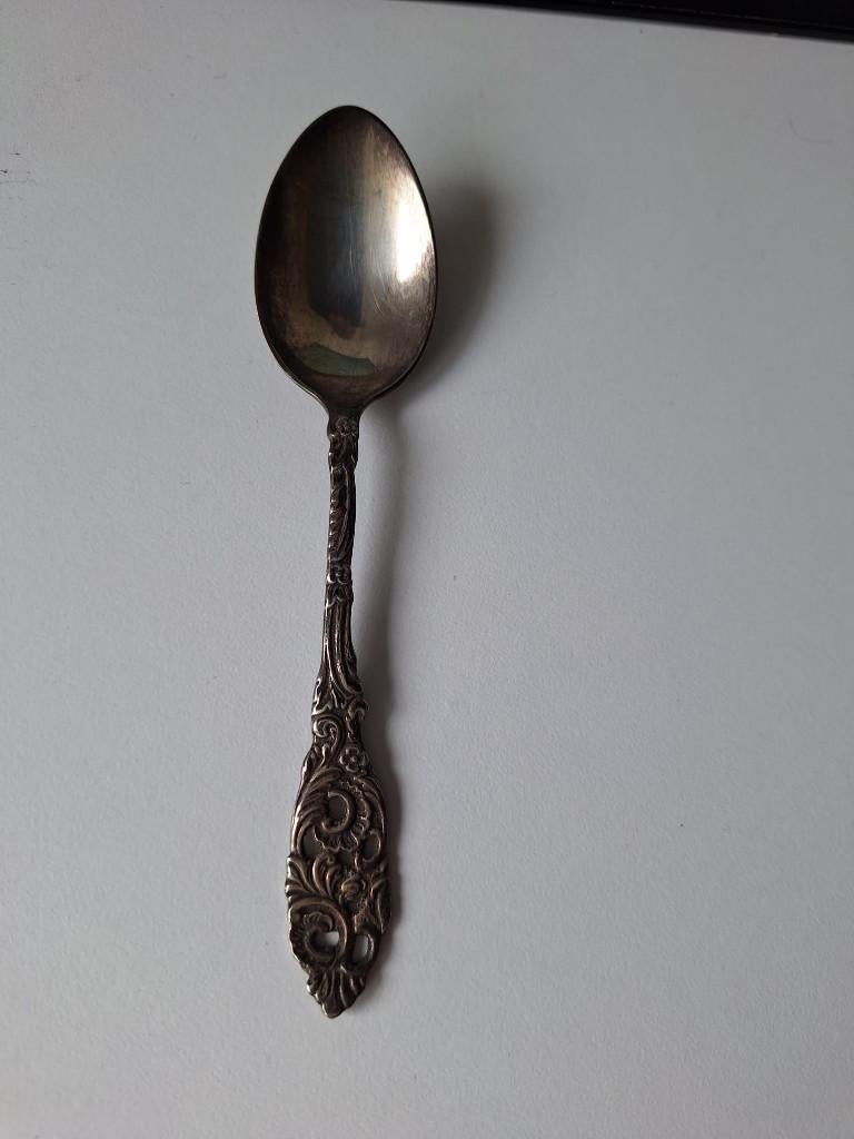 oude verzilverde lepel van Gero, Antiek en Kunst, Ophalen of Verzenden