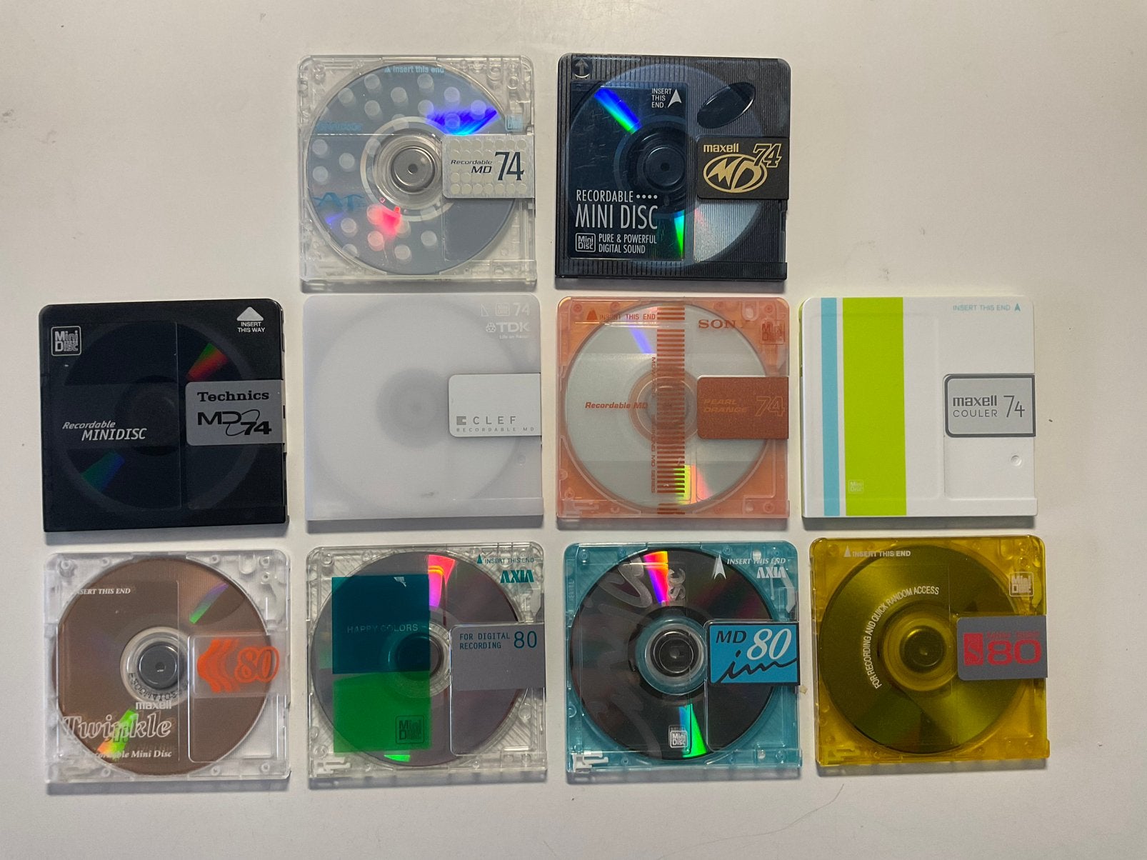 Minidisc’s. Voor de verzamelaar., Ophalen of Verzenden
