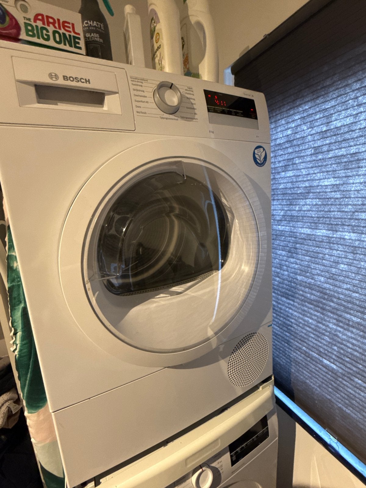 Bosch Serie 4 Warmtepompdroger - 8 kg - A++, Ophalen, 8 tot 10 kg, Zo goed als nieuw, 85 tot 90 cm