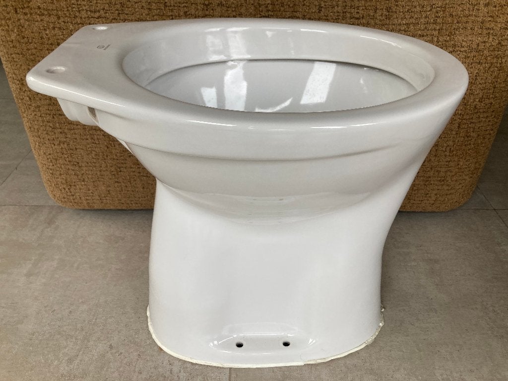 Toiletpot wit, Ophalen, Gebruikt, Steen, Toilet
