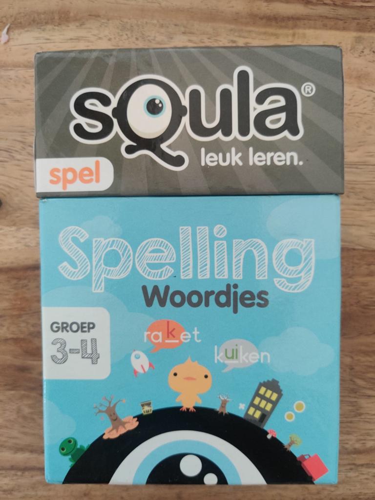 Squla Spelling Woordjes Spel - Groep 3-4, Ophalen of Verzenden, Gebruikt, Taal en Lezen