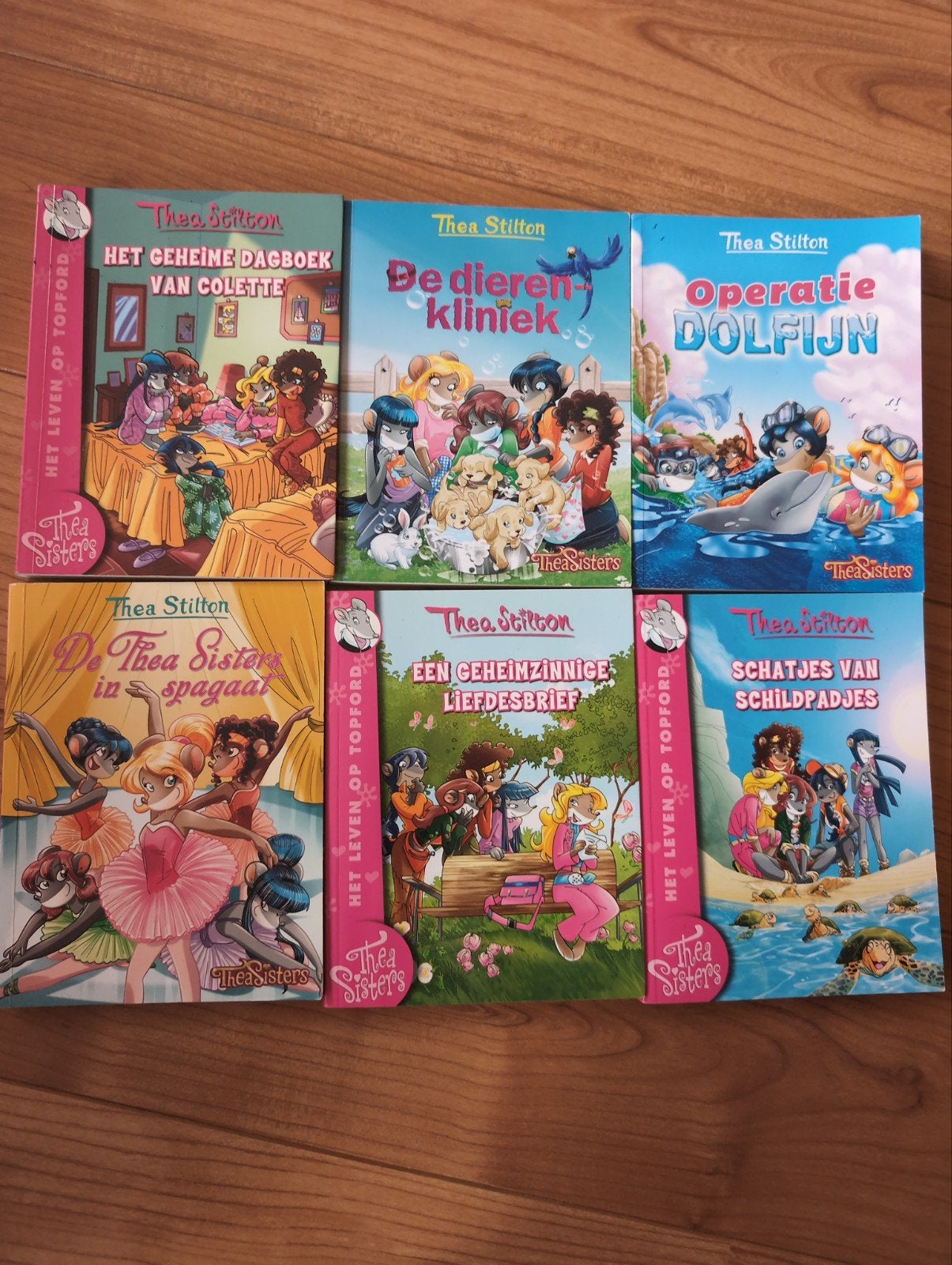 Thea Stilton boeken - de thea sisters, Ophalen of Verzenden, Zo goed als nieuw, Thea Stilton, Fictie algemeen