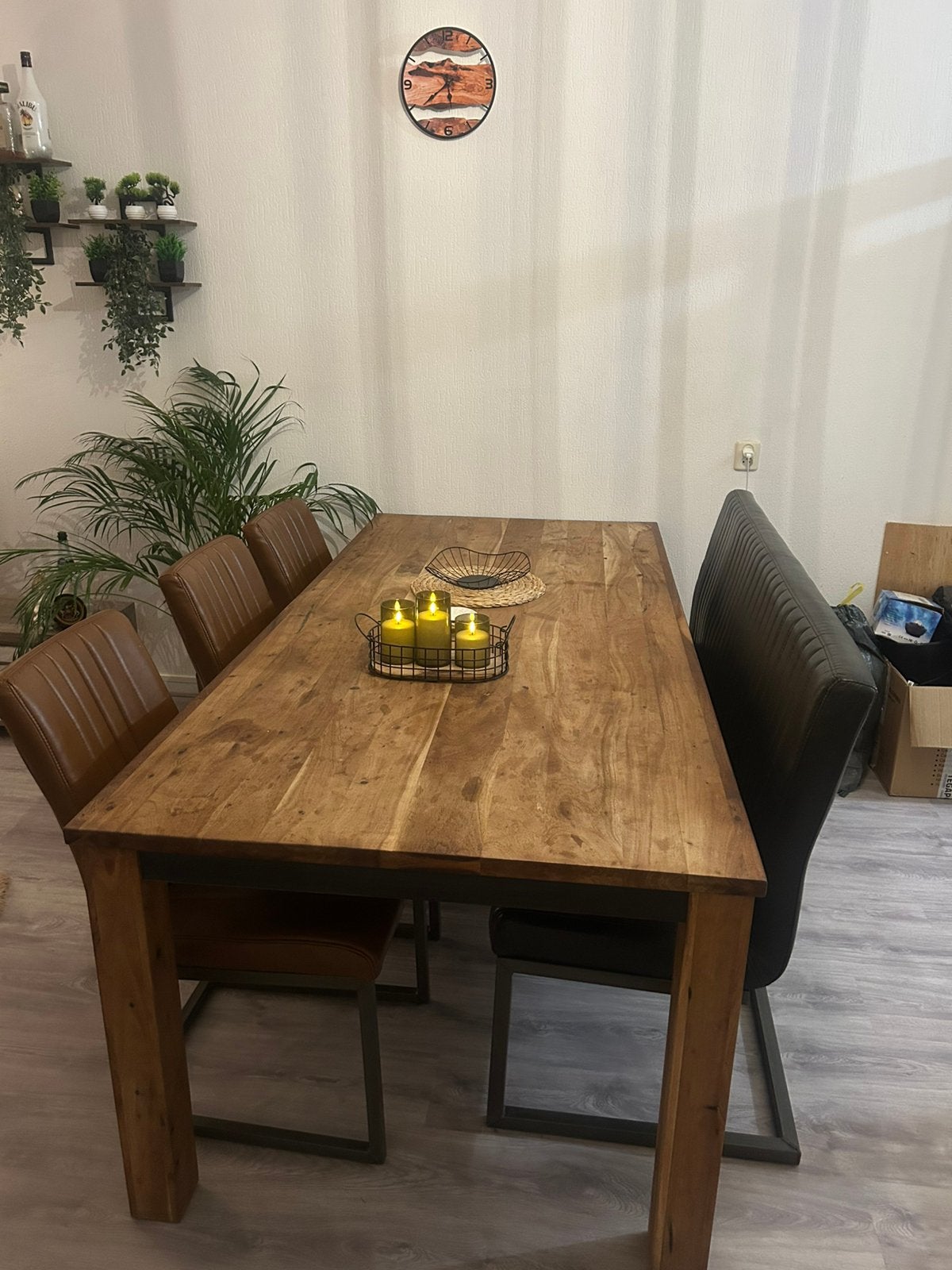 Eet tafel met stoelen, Ophalen, Gebruikt