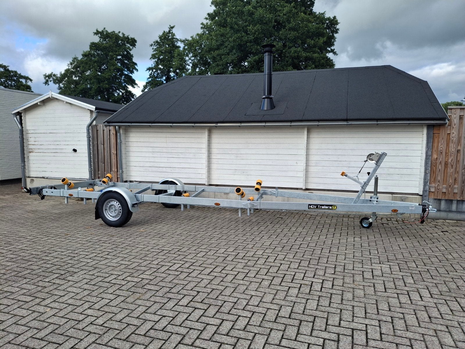 HDV Marlin 1500 kg trailer ook voor tenders met bun motor, Ophalen, Minder dan 1500 kg, 6 tot 9 meter, Overige typen