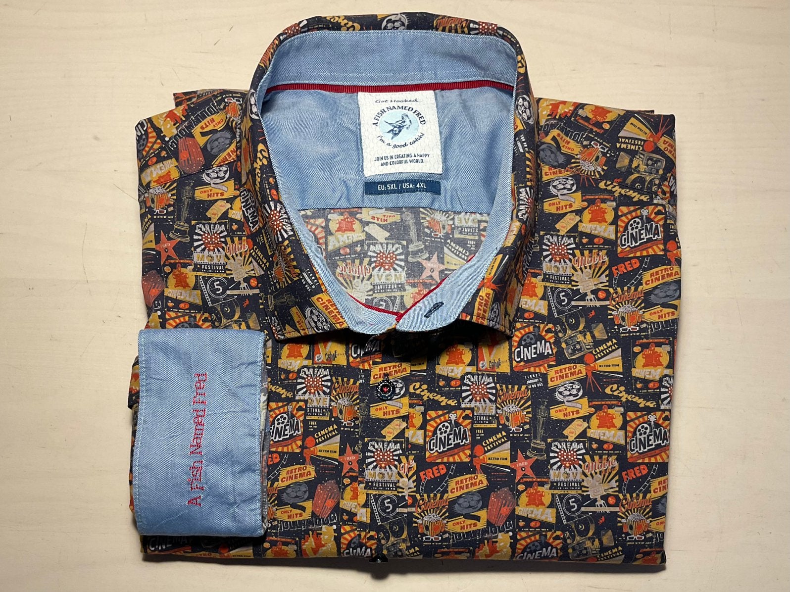 A Fish Named Fred maat 5XL voor welke look je ook gaat, Ophalen of Verzenden, Zo goed als nieuw, Meerkleurig, Overige halswijdtes