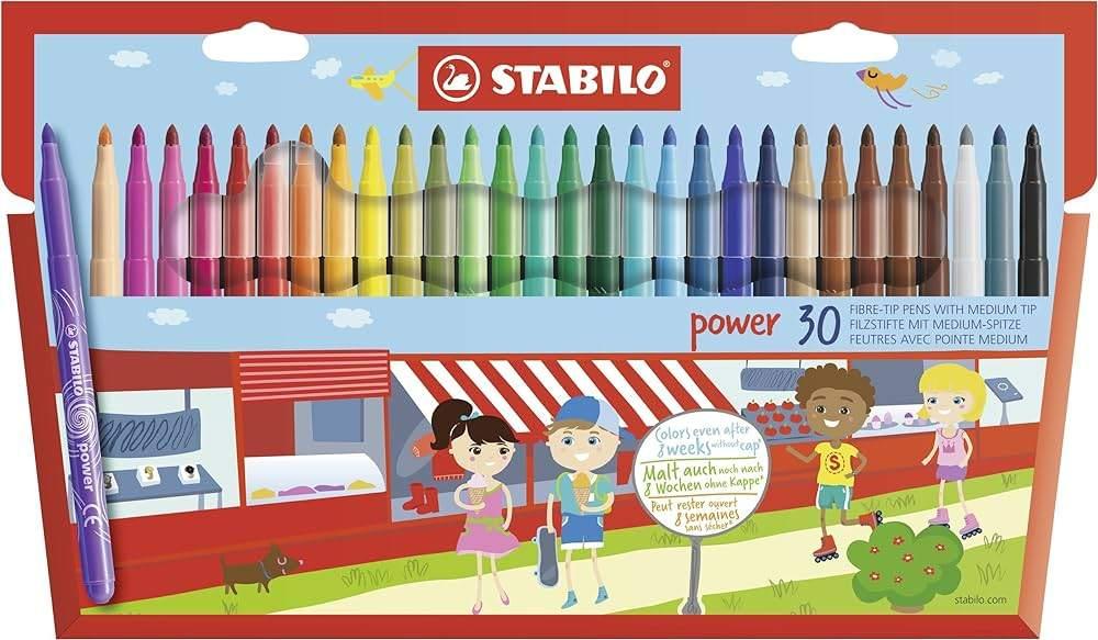 Stabilo: Power 30 stiften, Kinderen en Baby's, Speelgoed | Educatief en Creatief, Nieuw, Ophalen of Verzenden