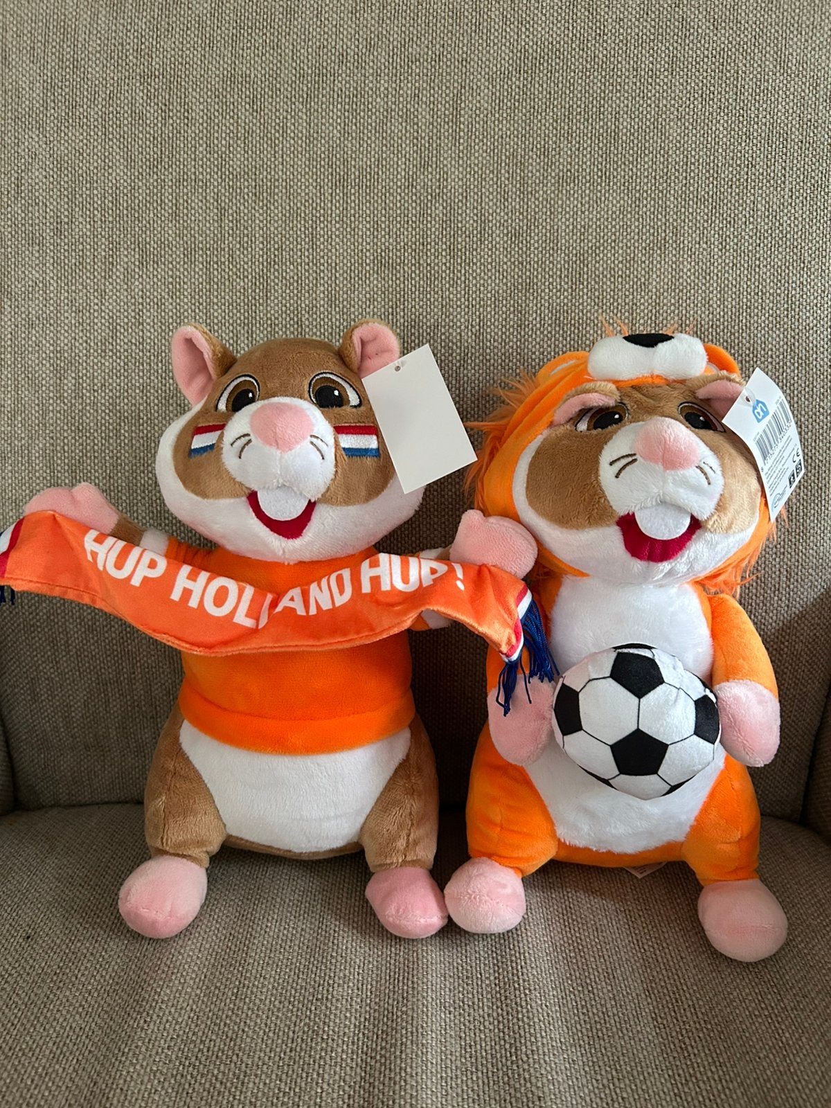 Set WK Hamsters 2026 Albert Heijn/ AH, Kinderen en Baby's, Speelgoed | Knuffels en Pluche, Albert Heijn, Overige typen, Nieuw