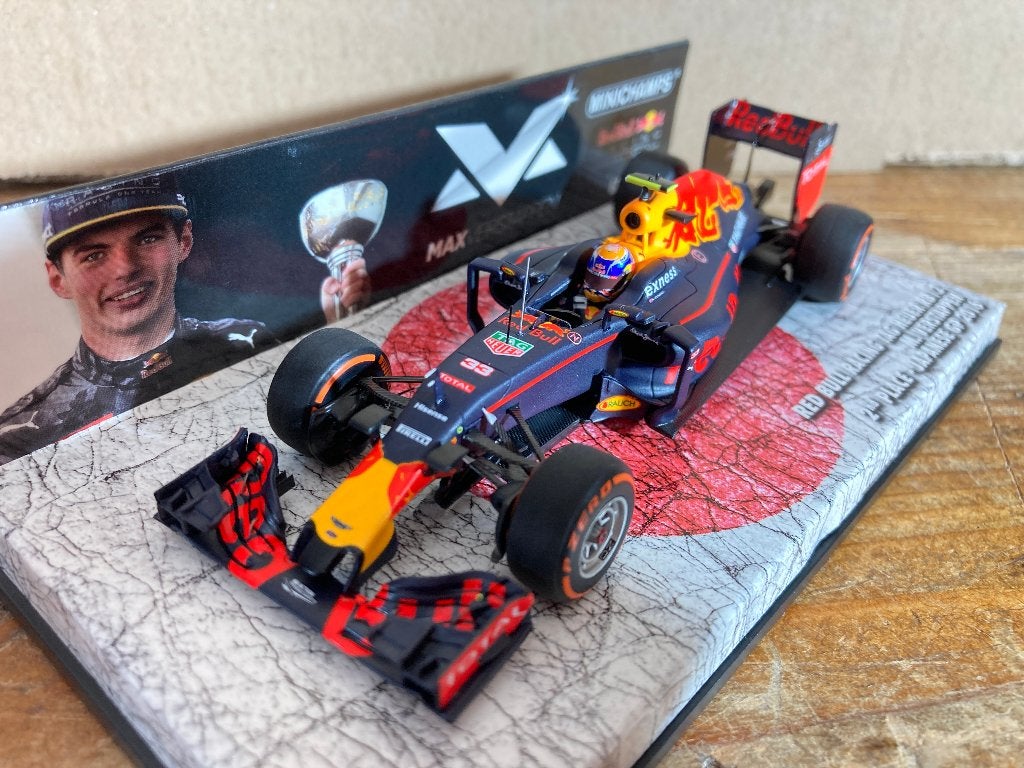Max Verstappen 1:43 editie 13 2e plaats Japan GP 2016, Verzamelen, Ophalen of Verzenden, Nieuw, Formule 1