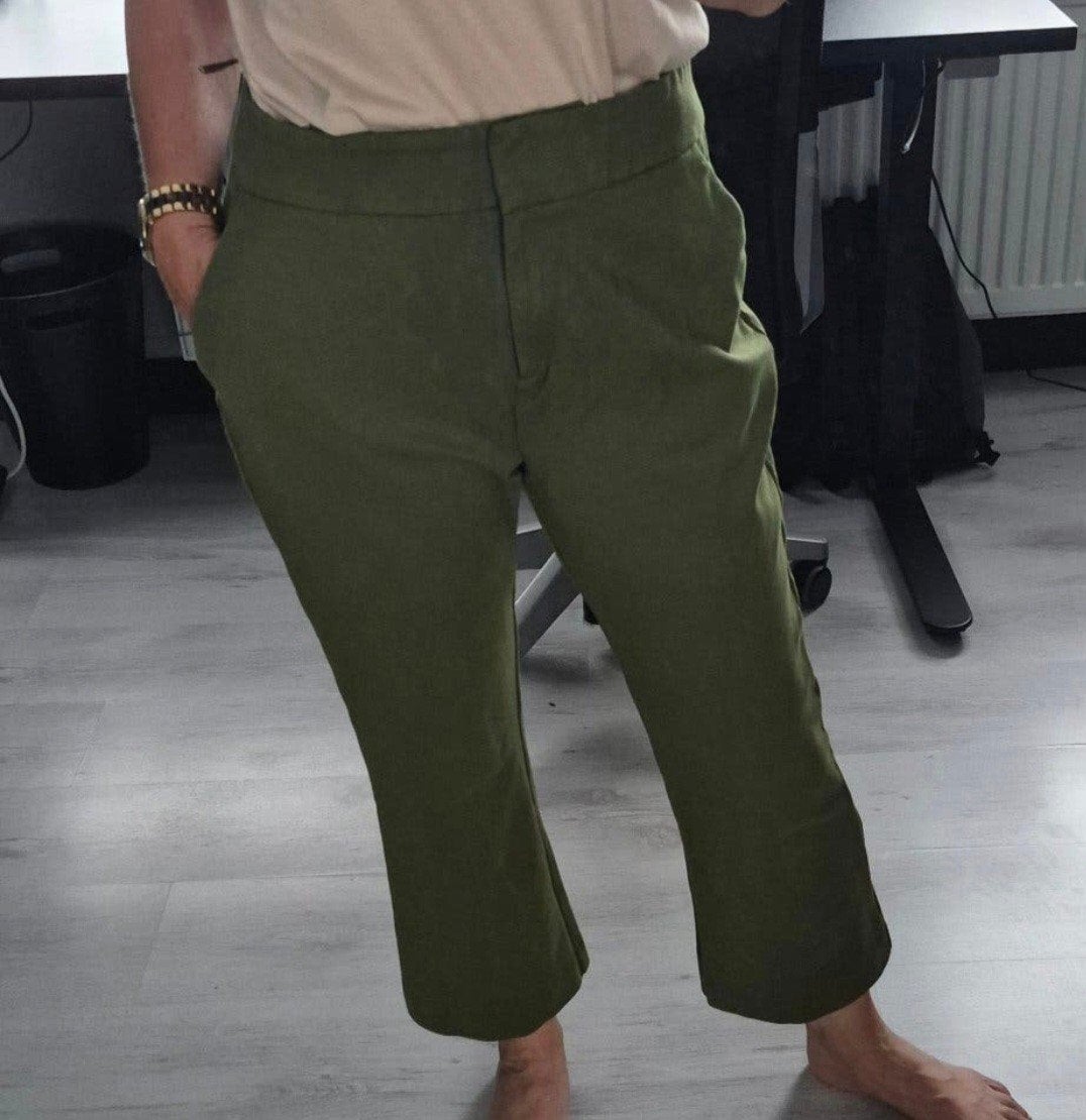 Super leuke groene broek van King Louie, maat 40, Kleding | Dames, Broeken en Pantalons, Maat 38/40 (M), Ophalen of Verzenden