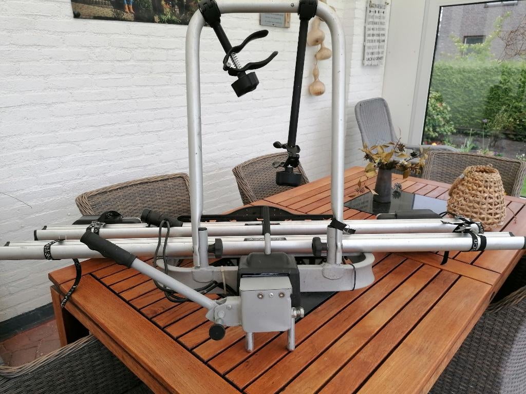 Fietsen drager, Auto diversen, Fietsendragers, Ophalen, Gebruikt, 2 fietsen, Trekhaakdrager
