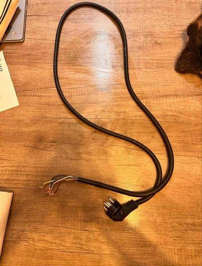 Aansluitkabel voor inductie kookplaat (perilex), Ophalen of Verzenden, Gebruikt, Kabel of Snoer