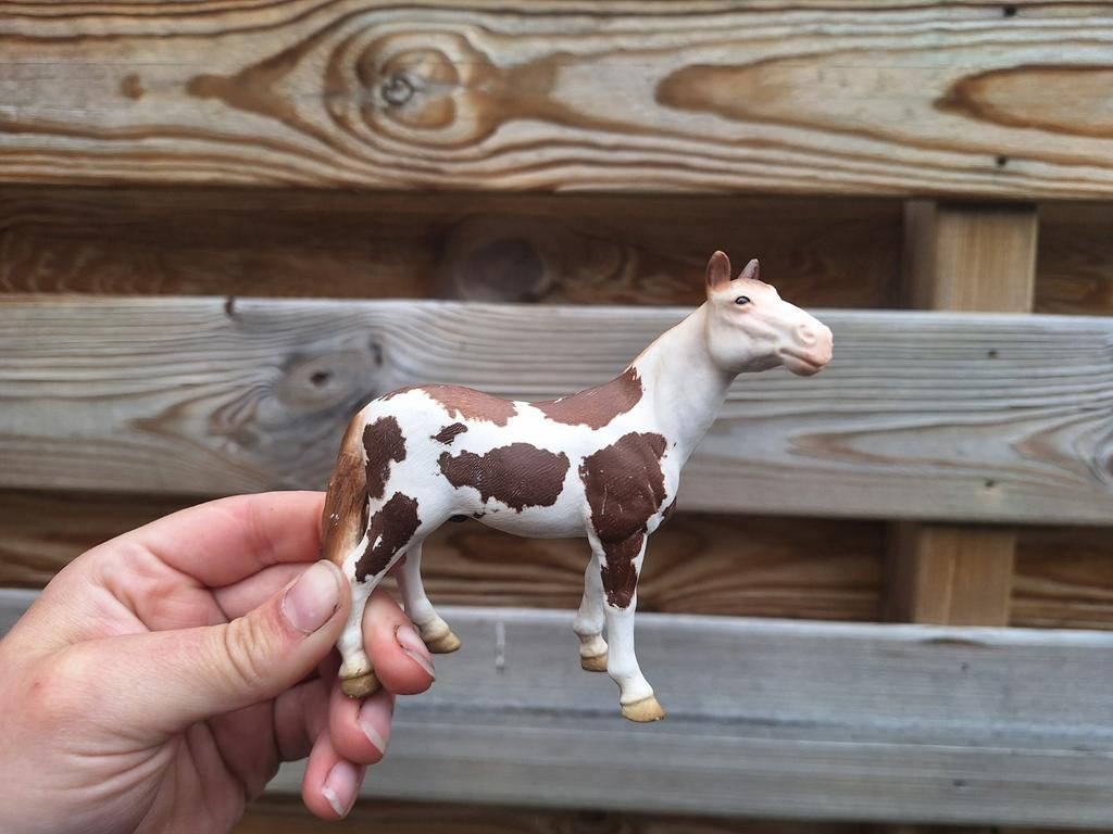 Schleich pinto uit 1998, Verzamelen, Ophalen of Verzenden, Gebruikt, Paard, Beeldje of Figuurtje