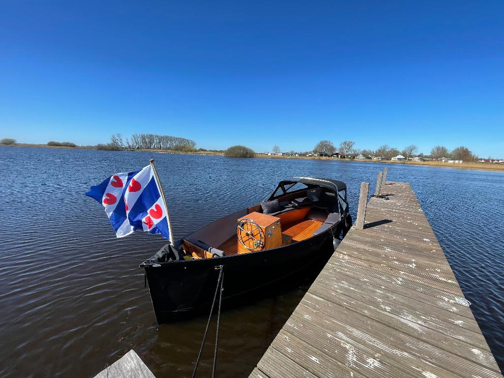 Unieke Stalen Sloep te koop (Ligplaats Terhorne), Watersport en Boten, Sloepen, Ophalen, Gebruikt, Staal, Binnenboordmotor